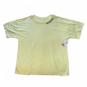 BP “Save‎ the world” Yellow Short Sleeve tee